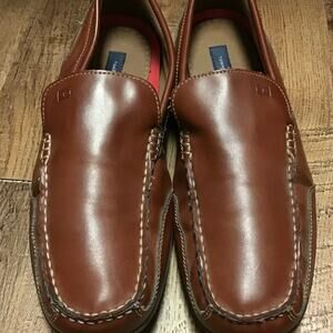 TOMMY HILFIGER  Mens KERRY LOAFER DRIVERS Leather Cognac Size 11 1/2